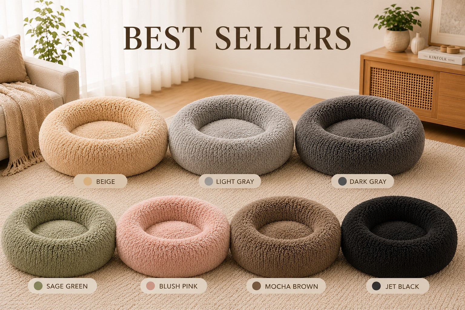 Velto CloudNest Calming Pet Bed