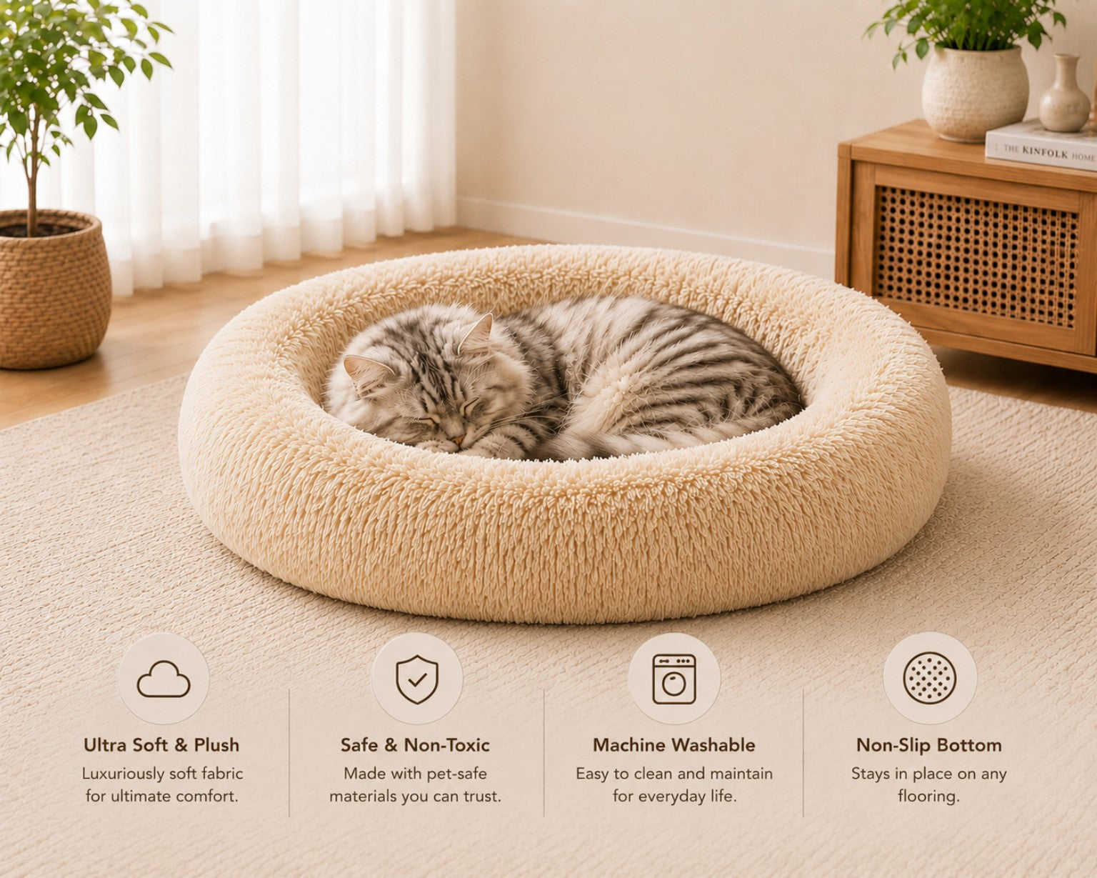 Velto CloudNest Calming Pet Bed